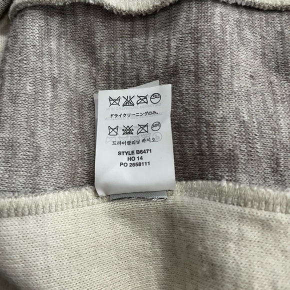 J. Crew Jaspe Colorblock Wool Blend Boxy Sweater Neutral - Picture 11 of 11